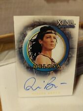 2002 Xena Beauty And Brawn Alison Bruce A24 Autograph Card as Melosa NM  picture