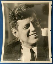 John F Kennedy Photo 8x10 JFK Warm Regards Religious News Service No COA Message picture
