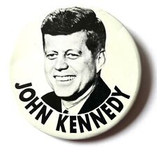 Vintage President JF KENNEDY Politics Pin Candidate Badge Campaign Button picture