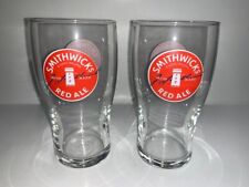 Smithwicks Pint Glasses Set of 2 Brand New 16oz Never Used Rare Red Ale NEW LOGO picture