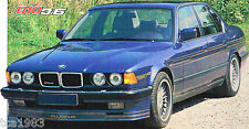 BMW ALPINA B10/B-10 SPEC SHEET/Brochure:1988,1989,1990, picture