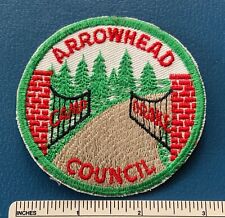 Vintage 1950s CAMP DRAKE Arrowhead Council Boy Scout Camper PATCH BSA CE Badge picture