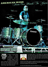 BRAD MORGAN of DRIVE-BY TRUCKERS - LUDWIG DRUMS - 2010 Print Ad picture