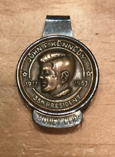 JOHN F. KENNEDY 35th PRESIDENT MONEY CLIP JFK - ELCO MAKER'S MARK ON REVERSE picture