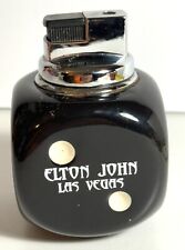 Vintage Elton John Las Vegas Black Dice Butane Lighter Rock And Roll RARE picture