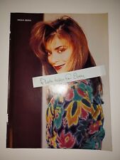 Paula Abdul 8x11 magazine pinup clipping picture