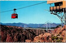 Postcard  Aerial Tramway Famous Royal Gorge  Canon City Colorado [cb] picture