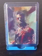 M17 Fight Club Tyler Durden #2 - ACEO Art Card Signed by Edward Vela 50/50 picture