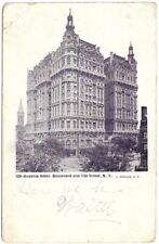 New York City New York NY Ansonia Hotel Boulevard and 73rd Street 1907 Postcard picture