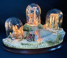 Goebel Olszewski Miniature Nativity Scene 1st Ed Bronze Light-Up Signed COMPLETE picture
