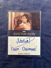 Doctor Who Series 11 & 12 Nadia Parkes Claire Clairmont Inscription Autograph picture