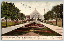 Chicago, Illinois - Conservatory, Douglas Park - Vintage Postcard - Posted picture