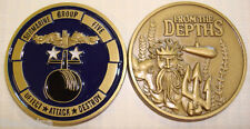 NAVY SUBMARINE GROUP FIVE DETECT ATTACK DESTROY MILITARY CHALLENGE COIN picture