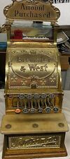 BEAUTIFUL OLD Sm Ornate Brass MDL No.5 Ser. 388484  Candy Store Cash Register picture