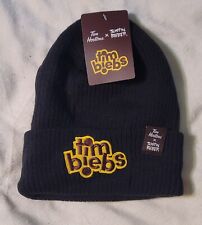 JUSTIN BIEBER x TIM HORTONS Tim Biebs Black Toque Beanie Winter Hat Limited Edit picture