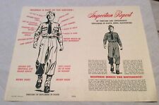Vintage 1960's SUPER RARE BSA Explorers Inspection Report Uniform Boy Scouts picture