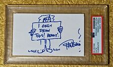Tommy Chong Autograph PSA/DNA Signed Hand Drawn Sketch picture