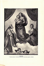 1903 Antique Fine Art Print Raphael 