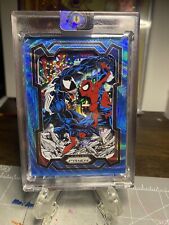 Spider Man Venom Prizm 1 Of 1 Blue Custom Marvel Card picture