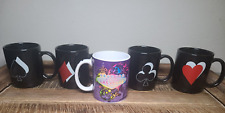 Five Las Vegas Casino Theme 11 oz Ceramic Coffee Mugs picture