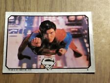 1978 DC Comics Superman non-sport card 3D Foil sticker Superman flying. picture