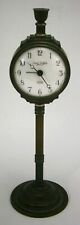Vintage Swiza Sheffield Swiss Metal Street Lamp Alarm Clock from early 1900's picture