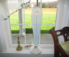 BAROVIER & TOSO VINTAGE MURANO ITALIAN ART GLASS TABLE LAMP 1950s picture