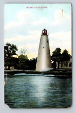 Marblehead OH-Ohio, Marblehead Lighthouse, Vintage PC Souvenir History Postcard picture