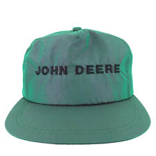Vtg John Deere Iridescent Hat K-Products USA Logo Snap Back Trucker Baseball Cap picture