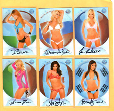 2007  BENCHWARMER AUTOGRAPH CARDS LOT OF 6 CARDS picture
