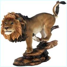 Pride Rock King of The Jungle Savannah Lion Wildlife Home Simba Statue picture