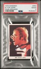 1978 Swedish Samlarsaker Card #853 ELTON JOHN Musician Songwriter PSA 2 picture