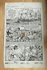 FIGHT COMICS #80 original art 1952 SIR FRANCIS DRAKE DRAGON detailed IGER WEBB picture