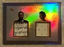 2023 PIECES OF THE PAST DUAL THEODORE ROOSEVELT EDITH HAND WRITING SAMPLE/50 picture