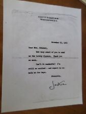 1960 COPY of letter from JACQUELINE KENNEDY JOHN KENNEDY ELECTION  picture