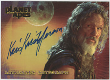 Kris Kristofferson 2001 Topps Planet Of The Apes Karubi Auto Signed 25819 picture