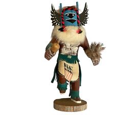 Vintage Native American Crow Mother Kachina Hopi 10” Signed ‘Robert B’ picture