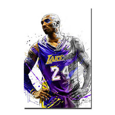 Watercolor Kobe Bryant Poster Basketball Art Silk Poster 12x18 24x36 inch picture