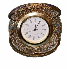 Rare Limoges Floral Trinket Box With Clock Nice picture