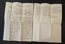 1885 Letter to A W Hudson, Silverton, Co -Please Buy Judge Usher's Land picture