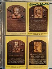 MLB Autographed Hall of Fame Cards Mantle/DiMaggio and 30 Other HOF Autographs picture