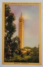Vintage Postcard Campanile Of The University Of California Berkeley California picture