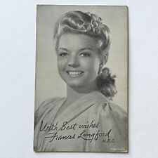 Actress Frances Langford Photograph Vintage Arcade Exhibit Card Golden Age picture