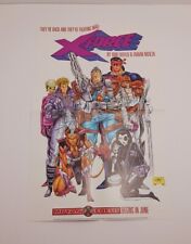 Vintage 1991 Marvel X-Force Mutant Genesis Promo Poster 14
