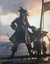 Johnny Depp 11x14 AUTOGRAPH Signed Pirates of the Caribbean Sparrow BAS Beckett picture