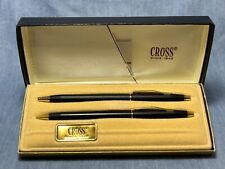 Cross Classic Black No. 250105 - 23K Gold Trim - Pen & 0.5mm Pencil, Box, Manual picture