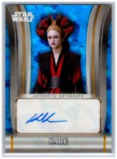 Keira Knightley Auto 2024 Topps Star Wars Sapphire Sabe Autograph PA-KK picture