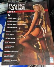 PLAYBOY LINGERIE CALENDAR, 2005, 11x17” Over-Sized, LAURIE FETTER Cover picture