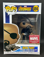 Funko Pop Nick Fury 694 Marvel Avengers Collector Corps Exclusive Vinyl Figure picture