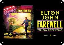 ELTON JOHN Goodbye Yellow Brick Road Concert Tour DECORATIVE REPLICA METAL SIGN picture